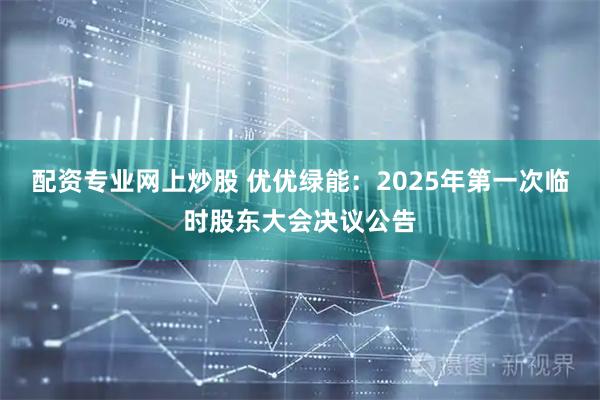 配资专业网上炒股 优优绿能：2025年第一次临时股东大会决议公告